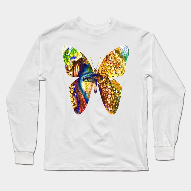 Madame Butterfly Long Sleeve T-Shirt by Klssaginaw